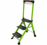 Little Giant Jumbo Step 26 in. H X 21.5 in. W X 4.5 in. D 375 lb. capacity 3 step Resin Folding Step