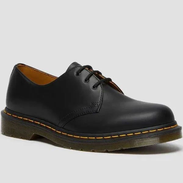 Dr Martens 1461 Unisex Leather Casual Low Cut Shoe In Black UK Sizes 3 - 12