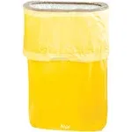 Yellow Flings Pop Up Trash Bin