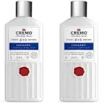 Cremo Barber Grade Cooling Citrus & Mint Leaf 2-in-1 Shampoo & Conditioner, 16 fl oz (2-Pack)