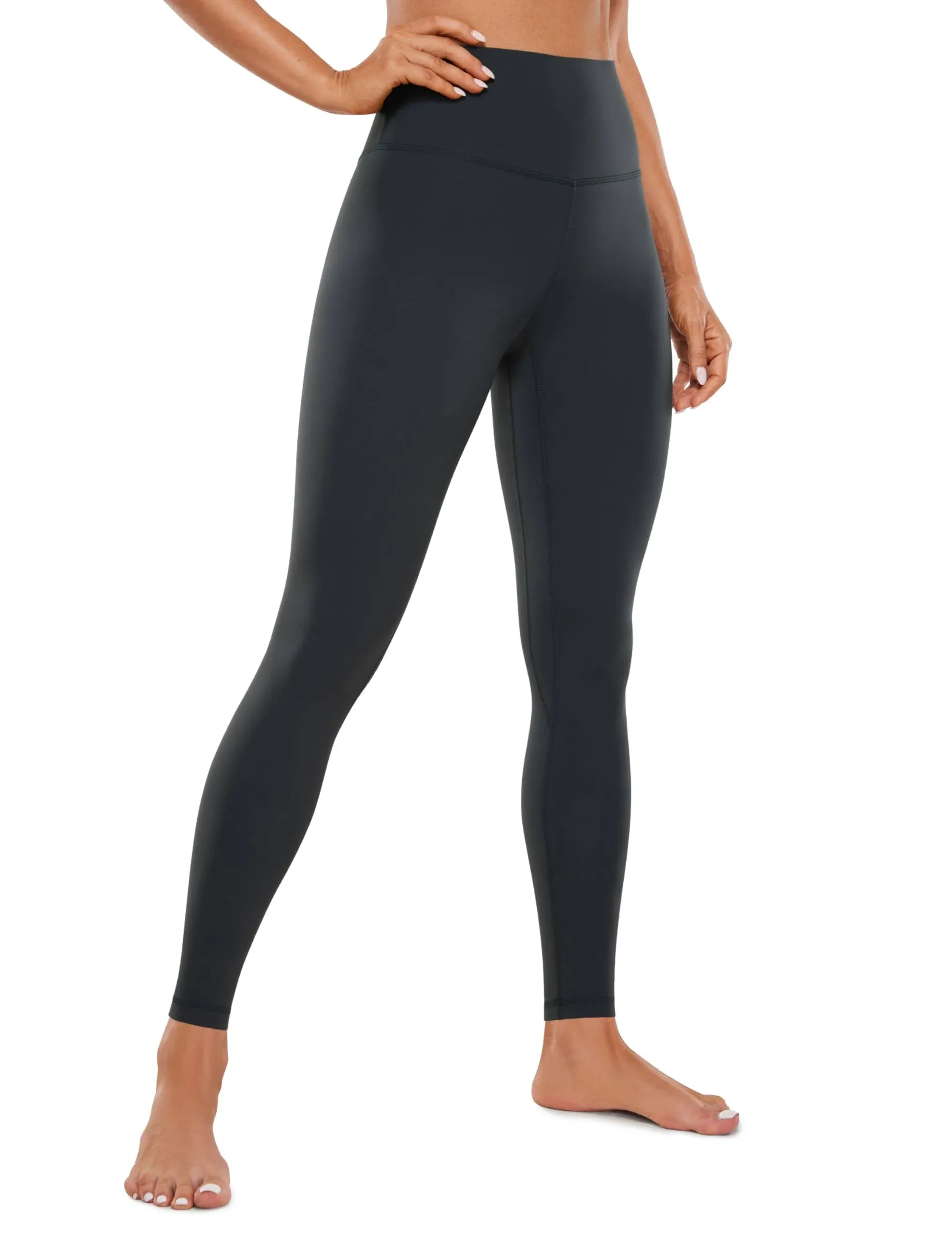 CRZ Yoga Women's Butterluxe Double Seamed Yoga Leggings 28" Melanite / L