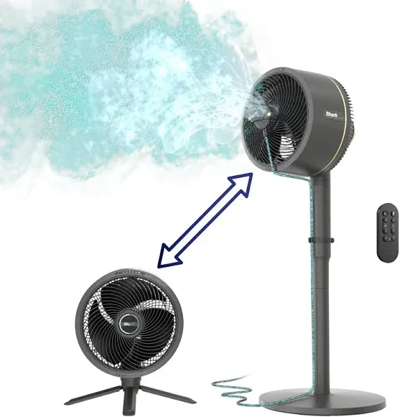 Shark FlexBreeze Indoor/Outdoor Fan with Instacool Mist Attachment