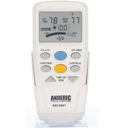 Anderic RR7096T Ceiling Fan Remote Control