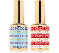 Top 700 / Base 800, DND DC 700 Top Gel & 800 Base Gel DUO SET, Soak off Gel All In One Base & Top Coat KIT for Daisy Nails