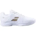 Babolat SFX3 All Court Wimbledon Mens Tennis Shoe - White/Gold Size 13