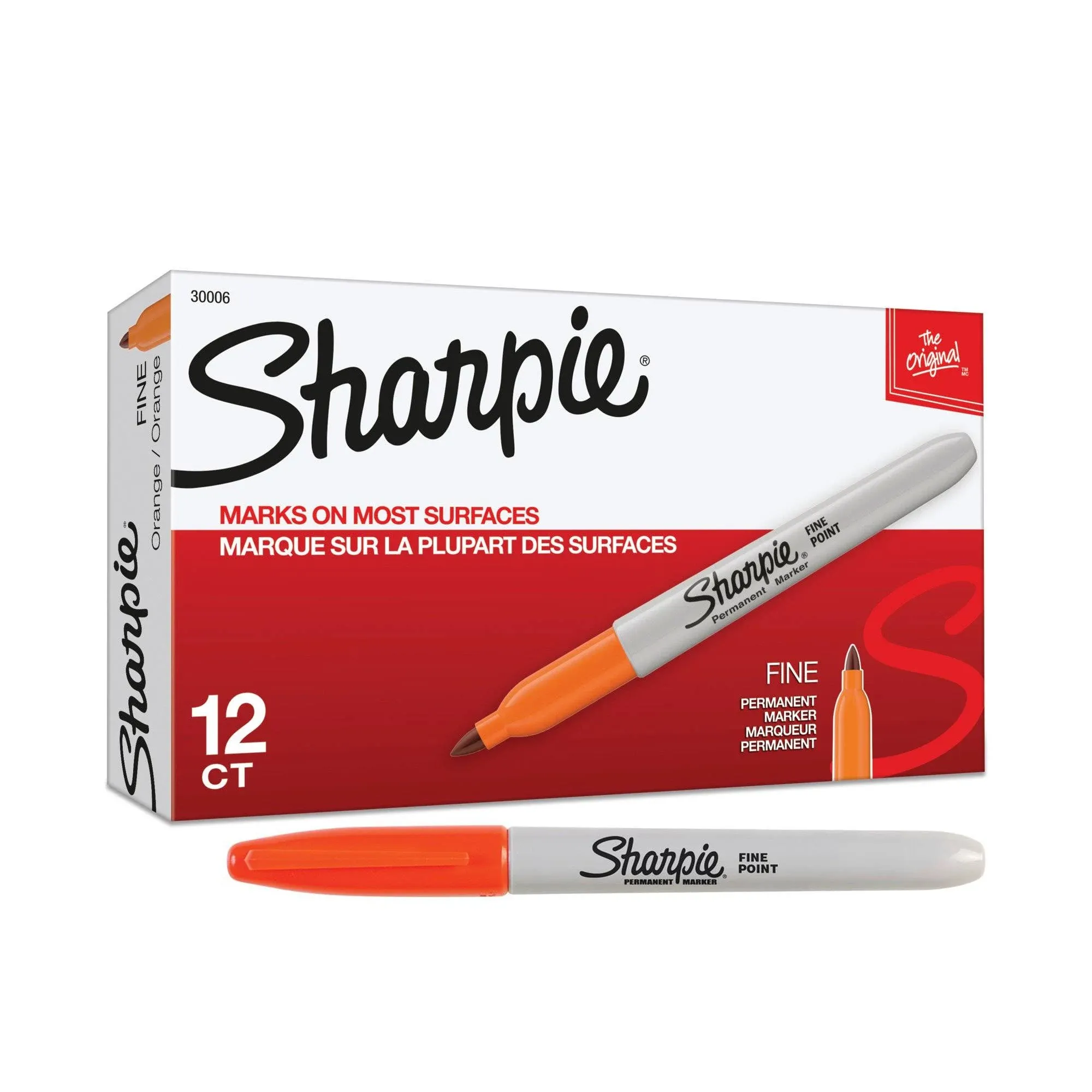 SHARPIE Permanent Markers, Fine Point