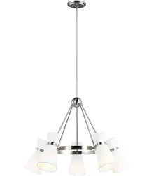 Visual Comfort Studio Clark Five Light Chandelier 3190505EN3-962