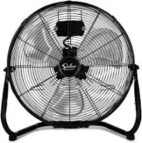 Simple Deluxe 3-Speed High Velocity Heavy Duty Metal Industrial Floor Fans