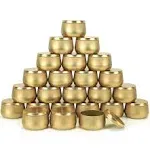 Candle Tin Cans 24 Pieces,Candle Containers Candle Jars with Lids, 8 oz, for Candles Making, Arts & Crafts, Storage, and Gifts, Golden