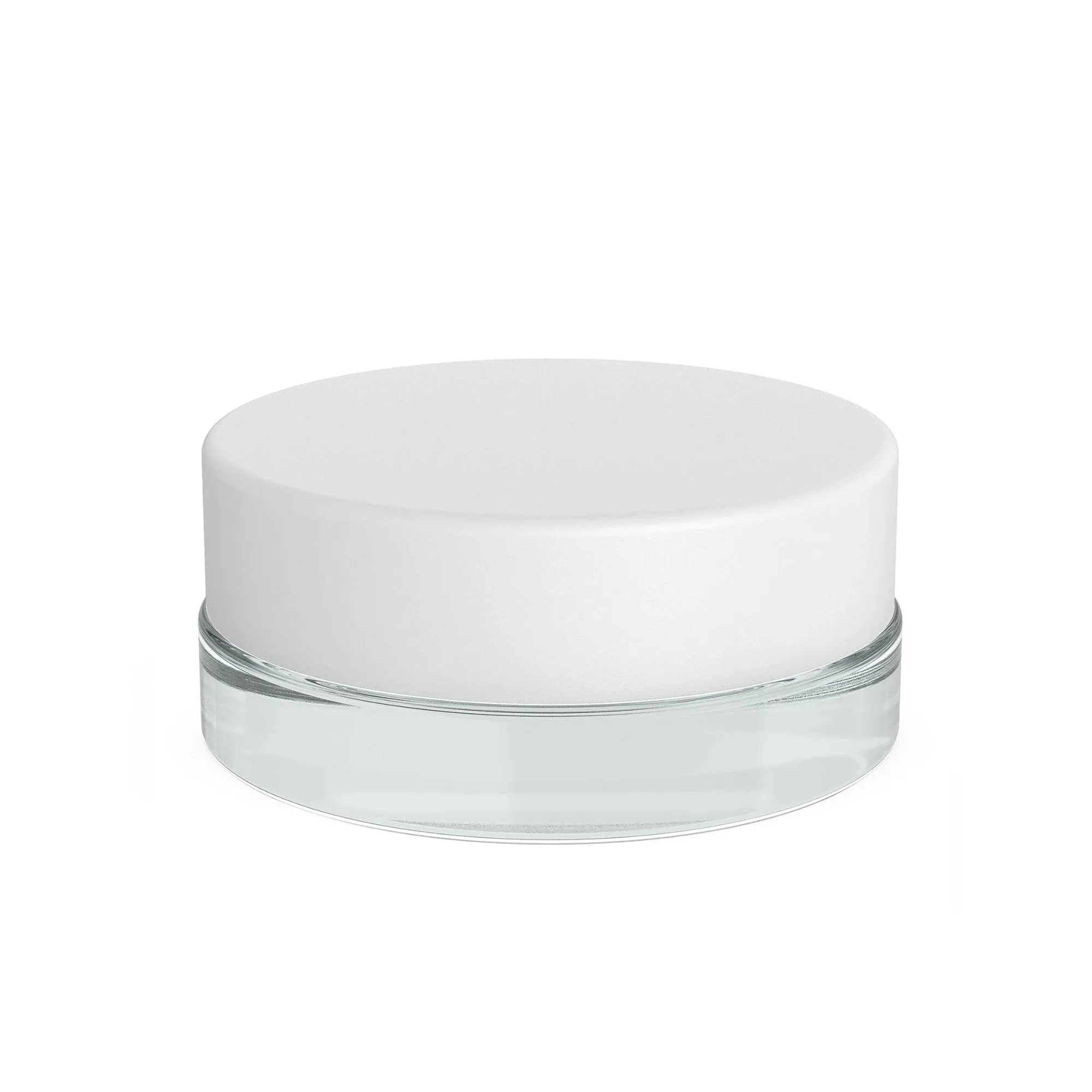 (90 Pack) 7Ml Low Profile Thick Glass Jars with White Lids - Airtight Containers