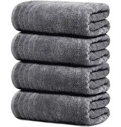 Tens Towels Pack of 1 Jumbo Bath Sheet 40 x 80 Inches, Super Large & Light, Quicker to Dry, 100% Cotton, Lighter Weight, Super Soft and Absorbent, Perfect to Wrap Yourself in (Black)