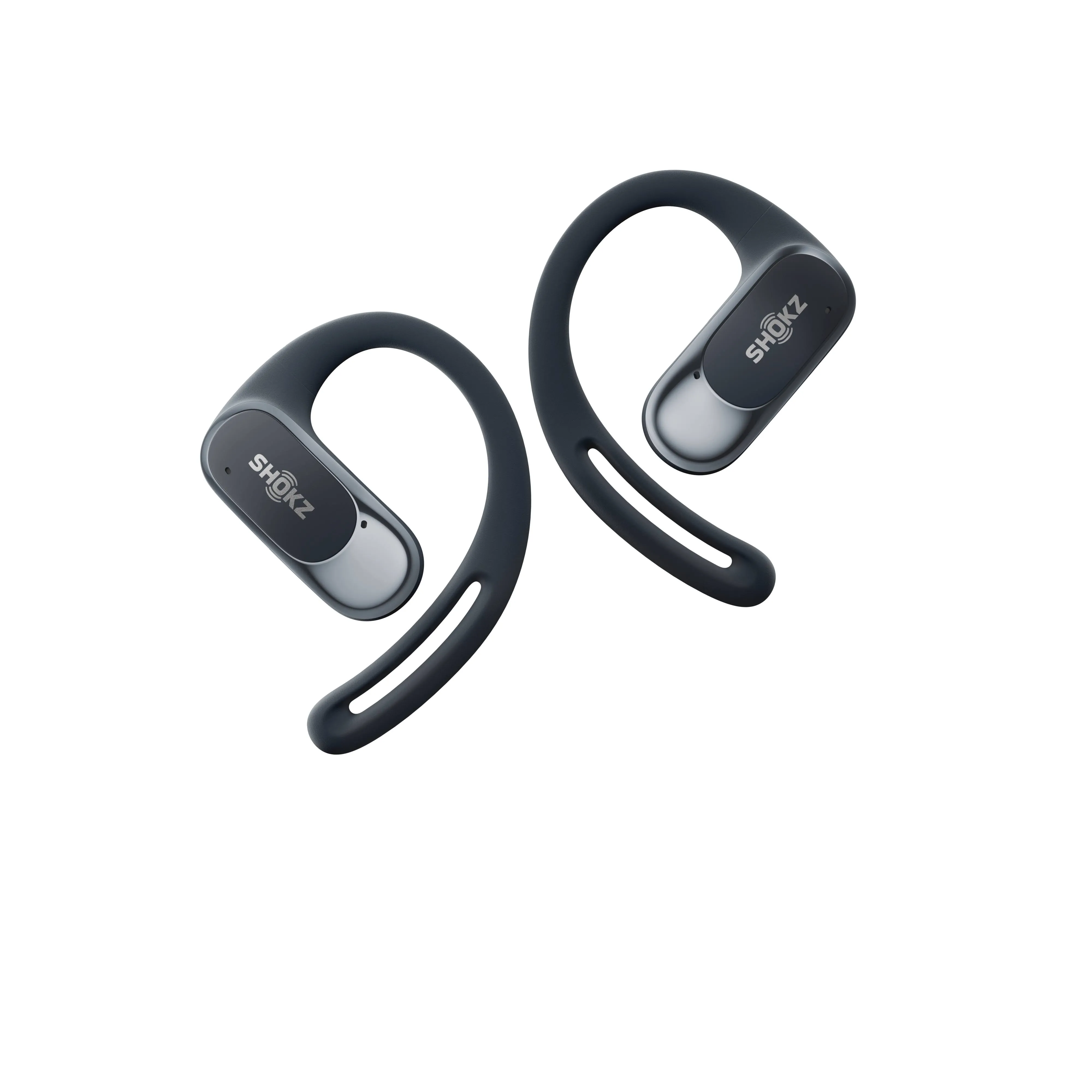 SHOKZ OpenFit Air - Open-Ear Headphones, True Wireless Earbuds, Water Resistant, Secure Earhooks for Daily Use, Black