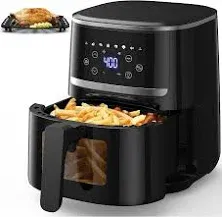 Air Fryer Air Fryer Oven 5 Quart Digital Air Fryer With 8 Cooking Presets Visibl