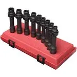 Sunex 9-Piece 1/2 in. Drive 12-Point Metric Driveline Socket Set