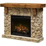 Fieldstone Mantel Electric Fireplace By Dimplex