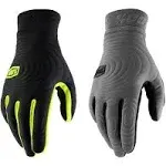 100% Brisker Xtreme Gloves - Charcoal - Small