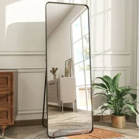 Beautypeak Arched Full Length Floor Mirror Full Body Standing Mirror