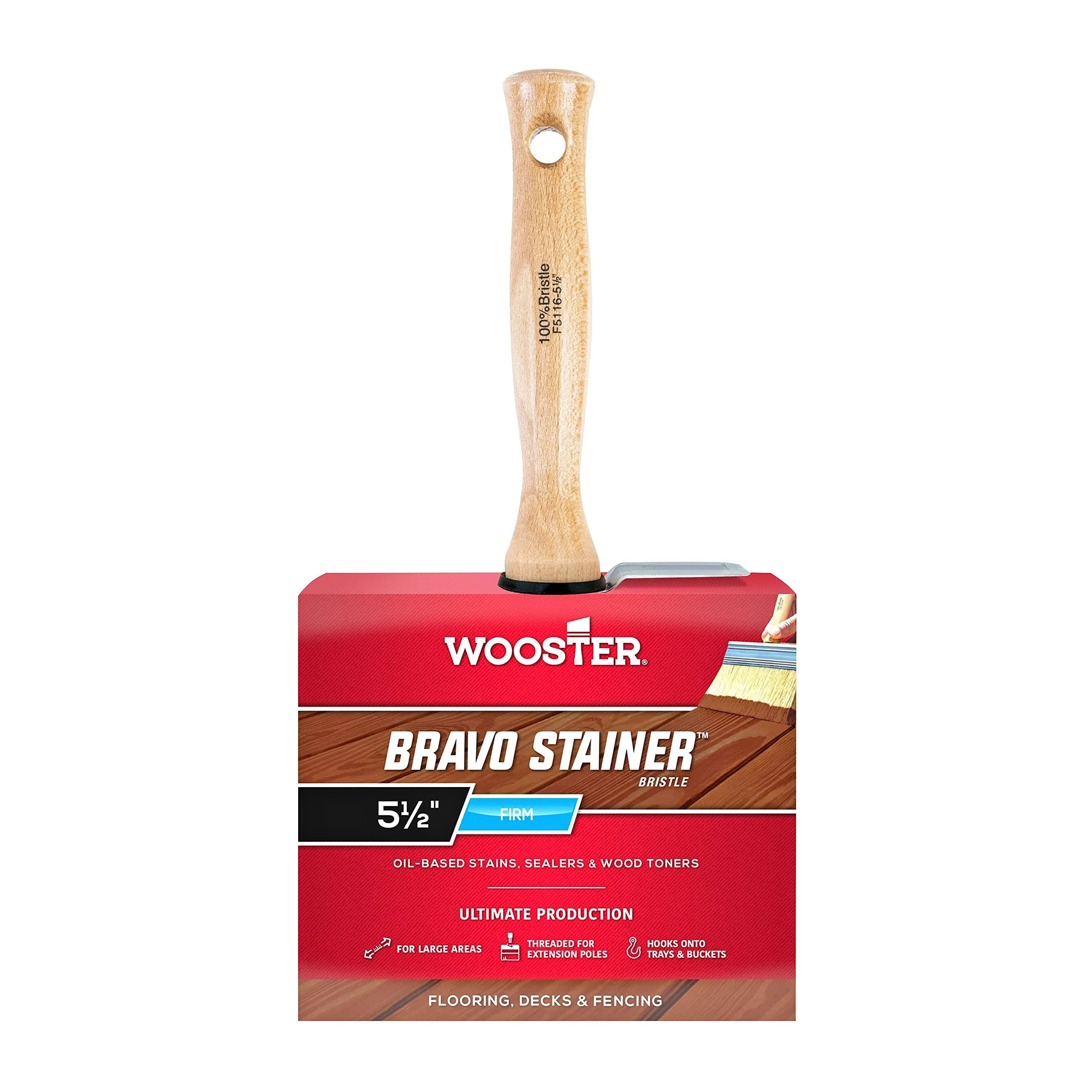 Wooster Bravo Stainer Stain Brush