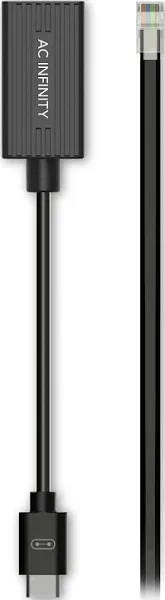 AC Infinity UIS Lighting Adapter Type-A for RJ11/12 Connector Lights with PWM or 0-10V Dimmers