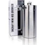 128oz Stainless Steel Mini Keg Portable Beer Growler With Exhaust Valve Designed