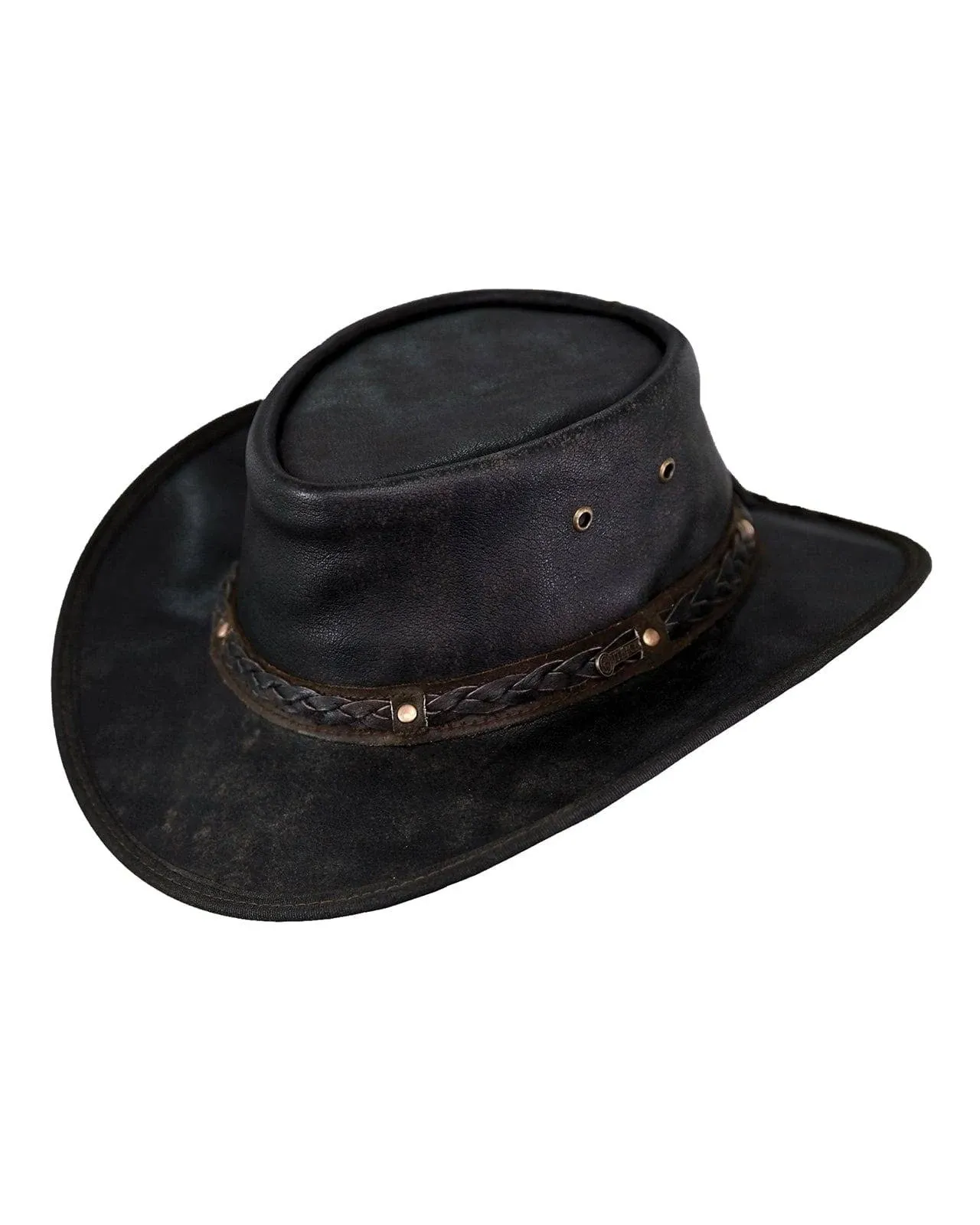 Iron Bark Leather Hat