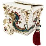 Mary Frances Hand-Beaded Novelty Handbag - Noble Dragon