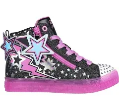 Skechers girls Shuffle Brights electric Star