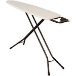 Steel Top Long Ironing Board w/Iron Rest, 14&#034; x 54&#034; Iron Surface