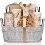 Spa Gift Basket - Bath and Body Set with Vanilla Fragrance by Lovestee - Bath Gi