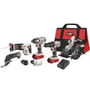 PORTER CABLE PCCK617L6 20V Max Lithium-Ion Cordless 6-Tool Combo Kit