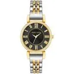 Anne Klein Women's Two Tone Alloy Link Bracelet Watch