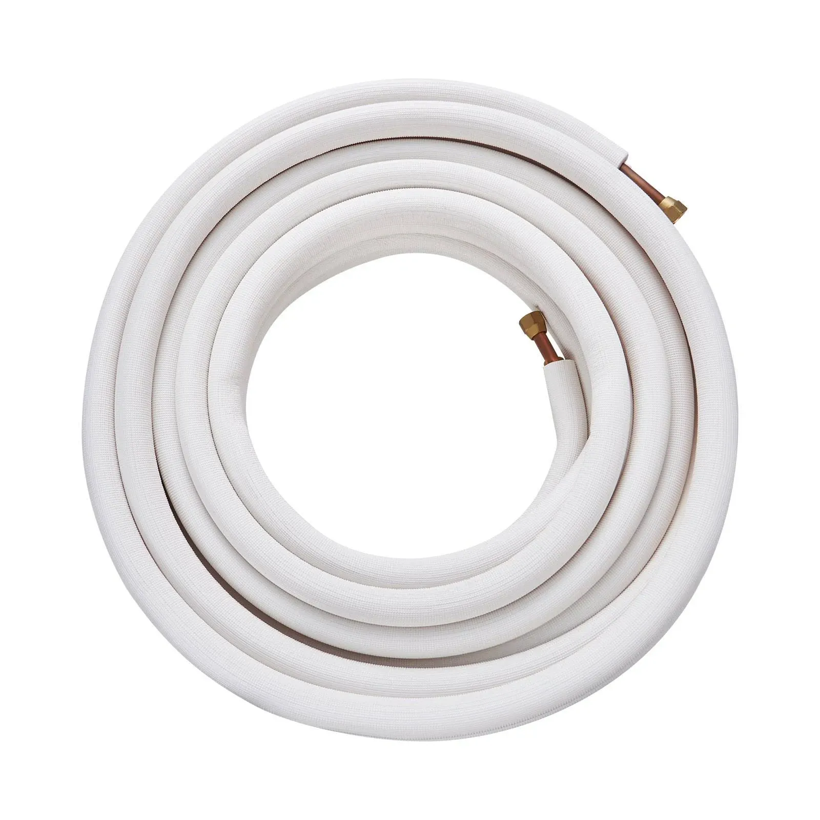 VEVOR 50 ft. Mini Split Line Set 3/8 in. and 5/8 in. O.D Copper Pipes Tubing and Triple-Layer Insulation for Air Conditioning