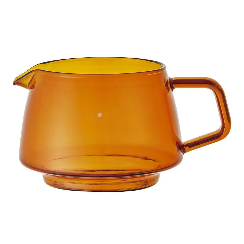 KINTO 21748 SEPIA Jug, 2 cups, Amber, Microwave and Dishwasher Safe, Scale Included