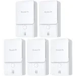 GoveeLife Water Leak Detectors 5 Pack, 100dB Adjustable Audio Alarm and Leak and Drip Alerts, Detector for Home, Bedrooms, Basement, Warehouse,