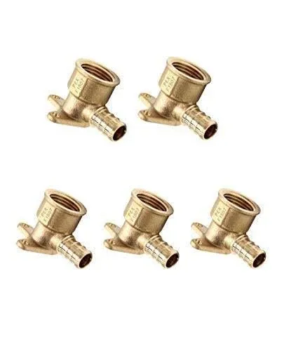 EFIELD 10PCS 1/2&#034;PEX X 1/2&#034; FEMALE NPT METAL SWIVEL BRASS CRIMP FITTING. NO LEAD