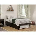 AFI Colorado Bed with Twin Extra Long Trundle Twin Extra Long Espresso