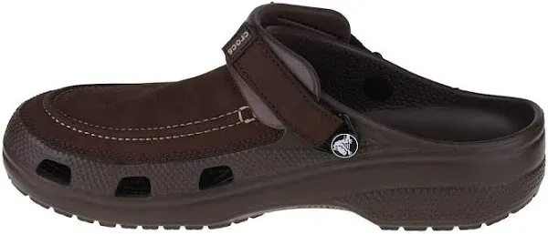 Crocs Men's Yukon Vista II Literide Clog - Espresso/Mushroom