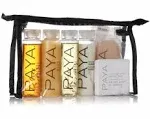 Paya Organics Travel Set 2 Bath Bar, Facial Soap, Face &amp; Body Bar Soap Papaya