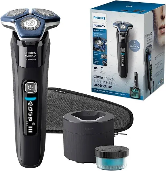 Philips Norelco Shaver 7500 Wet & Dry Rechargeable Electric Shaver