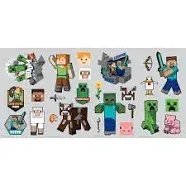 BOOM Creeper Decal Minecraft Character Peel &amp; Stick Art Sticker Video Game Decor