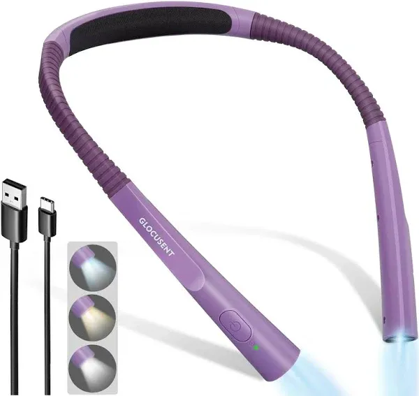 Hot Selling USB Rechargeable Led Flexible Portable Design Hanging Charging Book Light Reading Lights Neck Light