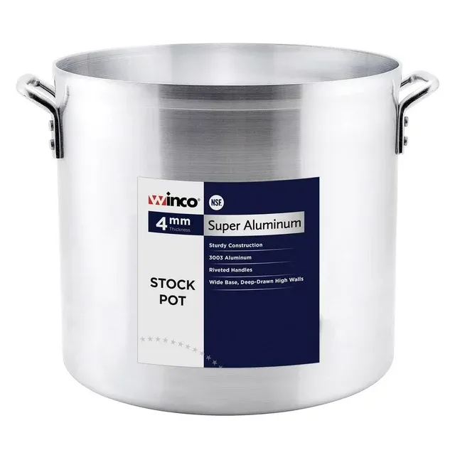 Winco AXS-40 40-Quart Aluminum Stock Pot