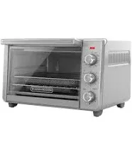 6-Slice Bake Cooker Air Fry Toaster Oven Pizza Broil Compact Countertop Kitchen