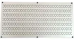 Wall Control 30-Hp-1632 Be 16" x 32" Horizontal Beige Metal Pegboard Tool Board Panel