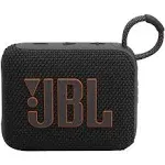 JBL - Go 4 Portable Bluetooth Speaker - Black