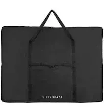 Sleek Space Art Portfolio Case. Soft Case Professional Portfolio with Multi Handles for Artwork Storage, Presentation Book Carrying, Artist