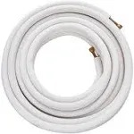 VEVOR 50 ft. Mini Split Line Set 3/8 in. and 5/8 in. O.D Copper Pipes Tubing and Triple-Layer Insulation for Air Conditioning