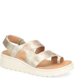 BORN Women's Karsten Leather Banded Toe Loop Sandals