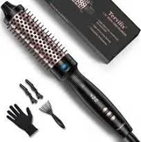 Terviiix 1.5 Inch Thermal Brush Volumizer Hair Styling Tool Hot Brush