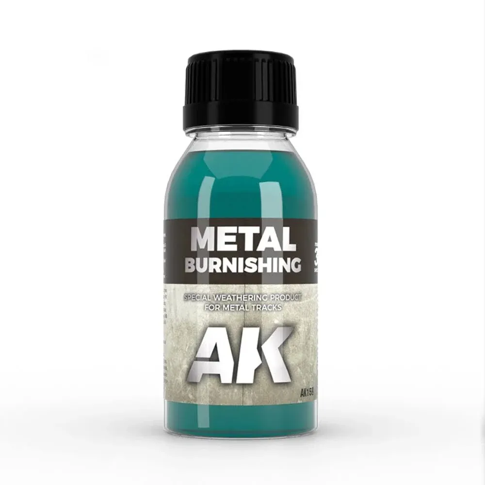 AK Interactive Metal Burnishing Fluid 100ml Bottle #AK159 NEW